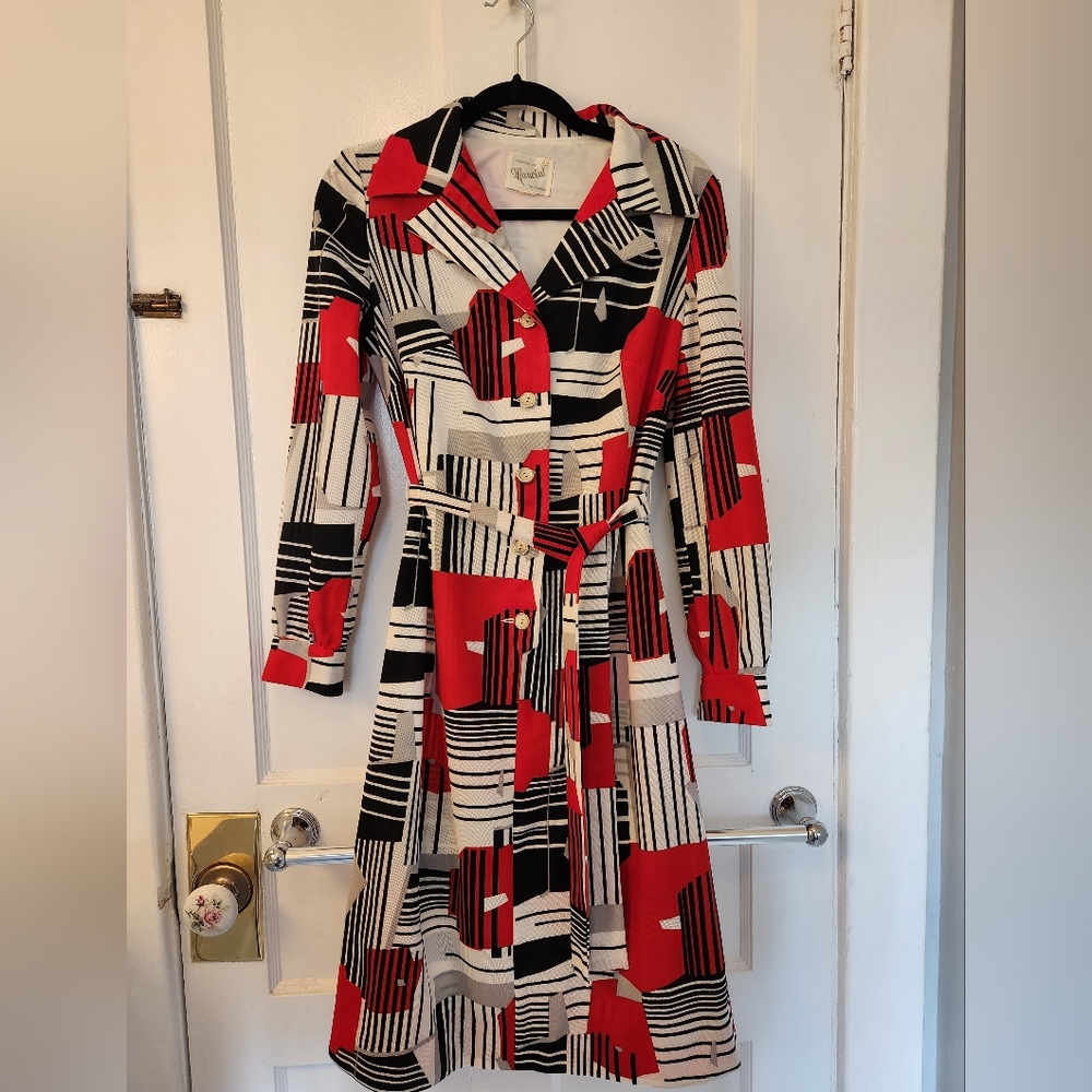 🔺️60s Geometric Dress🔺️